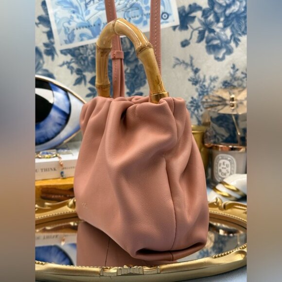 🆕 OROTON 🧿 NWOT Gretel Mini Top Handle, Rosewood Pink - Picture 6 of 16